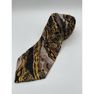 Vintage COOGI 100% Silk Neckties Multicolor Abstract Patterns